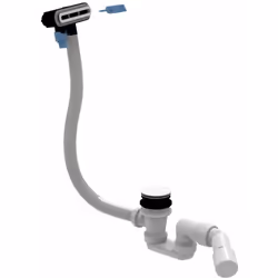 Garniture de vidage et trop-plein pour baignoire couleur : garniture de vidage - blanc alpin / trop-plein - blanc alpin matér ...