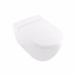Villeroy & ; Boch ViClean-I200 1x WC douche sans rebord . Longueur 595 mm, largeur 385 mm, hauteur 400 mm . Commande par télé ...
