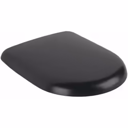 Abattant de WC couleur : noir (Pure Black) matériau : duroplast avec fonction de fermeture lente SoftClosing QuickRelease - a ...