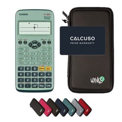 Casio fx-92+ Spéciale Collège avec Housse de Protection WYNGS incluse Noir - Calculatrice Scientifique - Pack de Base