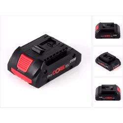 Contenu du paquet: - 1x Batterie Bosch GBA 18 V 4,0 Ah ProCORE ( 1600A016GB ) Description du produit : Le Bosch ProCORE Profe ...