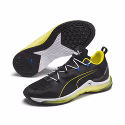 PUMA Lqdcell Hydra, Mâle, Adulte, Chaussures de sport à la mode, Noir, Citron vert, EUE, Caoutchouc