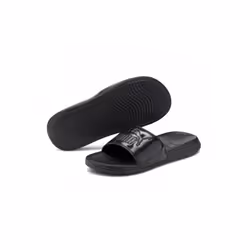 Claquettes noires femme Puma Popcat 20