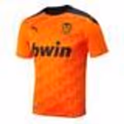 Maillot de Football - Puma - Valencia - 2020 2021 - Orange - Manches Courtes - Respirant