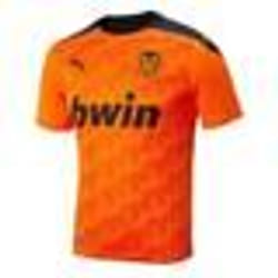 Maillot de Football - Puma - Valencia - 2020 2021 - Orange - Manches Courtes - Respirant