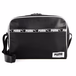 PUMA Sac à épaule bandoulière noir pour femme et homme - Campus Reporter 106283