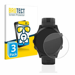 BROTECT Film Protecteur Verre 9H pour Garmin Forerunner 945 (3 Pièces) [Anti-Rayures Transparent]