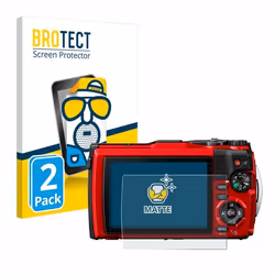 BROTECT Protection Ecran Anti-Reflet pour Olympus Tough TG-6 (2 Pièces) - Film Mat