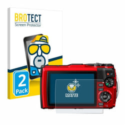 BROTECT Protection Ecran Anti-Reflet pour Olympus Tough TG-6 (2 Pièces) - Film Mat