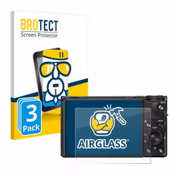 BROTECT Film Protecteur Verre 9H pour Sony Cyber-Shot DSC-RX100 VII / VIIA (3 Pièces) [Anti-Rayures Transparent]