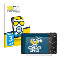 BROTECT Anti-Reflet Protection dÉcran Verre Mat pour Sony Cyber-Shot DSC-RX100 VII / VIIA (3 Pièces) - Film Protecteur Vitre 9H