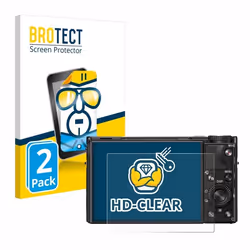 BROTECT Protection Ecran pour Sony Cyber-Shot DSC-RX100 VII / VIIA (2 Pièces) - Film Protection Ultra Clair