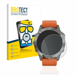 BROTECT Anti-Reflet Protection dÉcran Verre Mat pour Garmin Fenix 6 / 6 Pro / 6 Pro Solar - Film Protecteur Vitre 9H