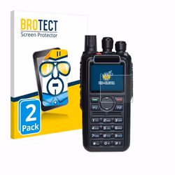 BROTECT Protection Ecran pour AnyTone AT-D878UV Plus (2 Pièces) - Film Protection Ultra Clair