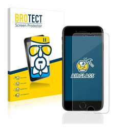 BROTECT Film Protecteur Verre 9H pour Apple iPhone SE 2 / SE 3 [Anti-Rayures Transparent]