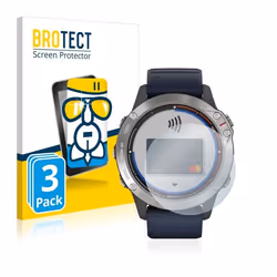 BROTECT Film Protecteur Verre 9H pour Garmin quatix 6 (3 Pièces) [Anti-Rayures Transparent]