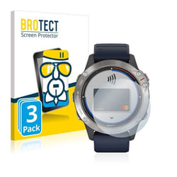 BROTECT Film Protecteur Verre 9H pour Garmin quatix 6 (3 Pièces) [Anti-Rayures Transparent]