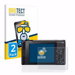 BROTECT Protection Ecran Anti-Reflet pour Sony ZV-1 / ZV-1A (2 Pièces) - Film Mat