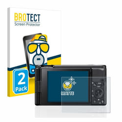 BROTECT Protection Ecran Anti-Reflet pour Sony ZV-1 / ZV-1A (2 Pièces) - Film Mat