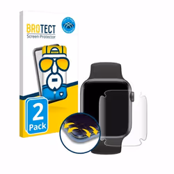 BROTECT Protection Intégrale 3D Incurvé pour Apple Watch SE (40 mm) (2 Pièces) - Couverture Complète Film Protection Écran