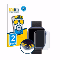 BROTECT Protection Intégrale 3D Incurvé Matte pour Apple Watch Series 6 / SE (44 mm) (2 Pièces) - Couverture Complète Film Pr ...
