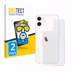 BROTECT Protection Ecran Anti-Reflet pour Apple iPhone 12 mini (Arrière) (2 Pièces) - Film Mat