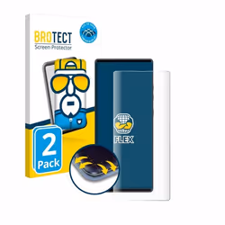BROTECT Protection Intégrale 3D Incurvé pour LG Wing (2 Pièces) - Couverture Complète Film Protection Écran