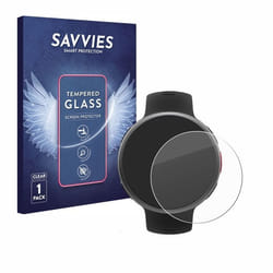 Savvies Verre Trempé pour Polar Vantage V2 Vitre Protection Ecran Film Trempé de Verre Dureté 9H