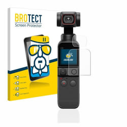 BROTECT Film Protecteur Verre 9H pour DJI Osmo Pocket 2 (Affichage + Lentille) [Anti-Rayures Transparent]