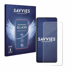 Savvies Verre Trempé pour Samsung Galaxy A52 5G (3 Pièces) Vitre Protection Ecran Film Trempé de Verre Dureté 9H