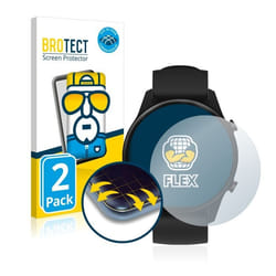 BROTECT Protection Intégrale 3D Incurvé pour Xiaomi Mi Watch 2021 (2 Pièces) - Couverture Complète Film Protection Écran