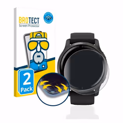 BROTECT Protection Intégrale 3D Incurvé Matte pour Garmin Venu 2 (2 Pièces) - Couverture Complète Film Protection Écran