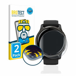 BROTECT Protection Intégrale 3D Incurvé Matte pour Garmin Venu 2 (2 Pièces) - Couverture Complète Film Protection Écran