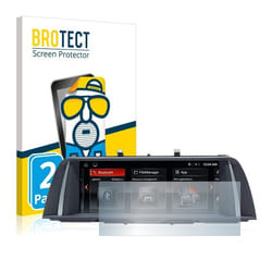 BROTECT Protection Ecran Anti-Reflet pour BMW 5 F10 2014 Professional 102 (2 Pièces) - Film Mat