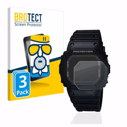 BROTECT Anti-Reflet Protection dÉcran Verre Mat pour Casio G-Shock GW-5000-1JF (3 Pièces) - Film Protecteur Vitre 9H