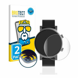 BROTECT Protection Intégrale 3D Incurvé pour Mobvoi Ticwatch E3 (2 Pièces) - Couverture Complète Film Protection Écran