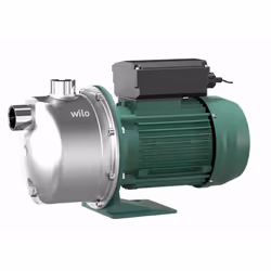 Présentation Pompe Surface monocellulaire auto-amorçante WILO JET - WJ-202-X-EM-2 Eau Claire (compacte et auto-amorçante pour ...