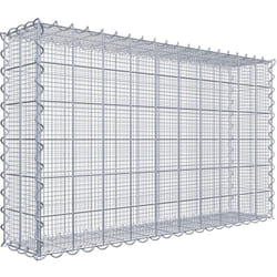 Gabiona - Gabiondeco - Gabion à mailles très fines pour gravillon 100 cm x 60 cm x 20 cm (l x h x p). maille 10 x 10 cm. spirale - Made in Germany
