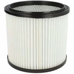 vhbw - the clever way Filtre plissé compatible pour votre aspirateur industriel, pour aspiration à sec ou humide - Finition s ...