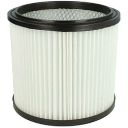 Vhbw - 1x filtre plissé compatible avec Einhell sm 1100 ypl 1250, sm 1100, SM-1100, ss 1250 n, SS1250N aspirateur - noir / blanc