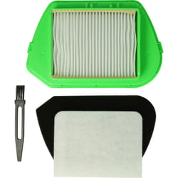 Vhbw - Lot de 4 pièces filtres/pinceau compatible avec Rowenta RO5342EA, RO5342GA, RO5342IA, RO5342IA/4Q0, RO5349, RO5349EA, RO5349EA/4Q0, RO5353,