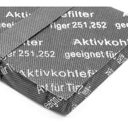 Vhbw - 2x Filtres à charbon actif compatible avec Vorwerk Tiger 250, 251, 252, 260 aspirateur - Lot de filtres, noir