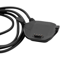 Vhbw - Câble de charge compatible avec Garmin Forerunner 25 (small) smartwatch, montre de fitness - Station de charge, noir, 96 cm