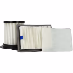 vhbw - the clever way Set de filtres de haute qualité pour votre aspirateur Ce set de filtres de rechange de 3 pièces de la m ...