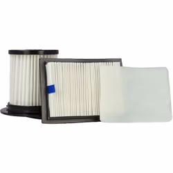vhbw - the clever way Set de filtres de haute qualité pour votre aspirateur Ce set de filtres de rechange de 3 pièces de la m ...