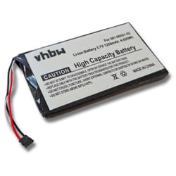 Vhbw - Batterie remplacement pour Garmin 361-00051-01, 361-00051-02, 361-00051-00 pour gps, appareil de navigation (1250mAh, 3,7V, Li-ion)