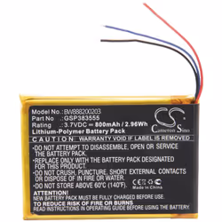 - Batterie de rechange de haute qualité avec une grande autonomie et compatible avec votre enceinte haut-parleur (vous trouve ...
