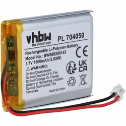vhbw - the clever way - Batterie de rechange de haute qualité avec une grande autonomie et compatible avec votre lampe (vous  ...