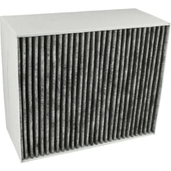 Vhbw - 1x Filtre à charbon actif compatible avec Siemens LF98BB542/01, LF98BB540/03, LF98BB540/02, LF98BB542/02 hotte aspirante - 22,7 x 18,9 x 10 cm