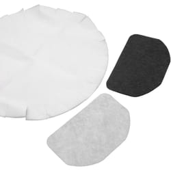 3x filtre à charbon actif, 3x filtre à graisses, 6x filtre papier compatible avec DeLonghi F17223, F17221, D690C friteuse - 12 filtres - Vhbw